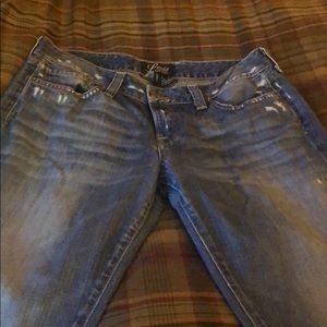 Lucky Lola boot worn once denim